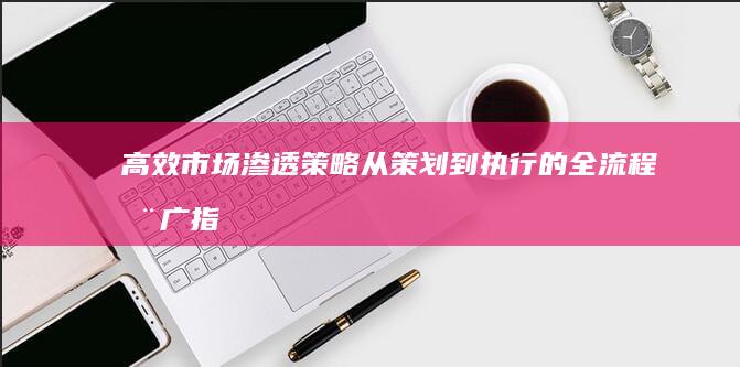 高效市场渗透策略：从策划到执行的全流程推广指南